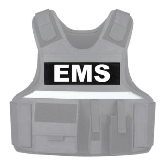 Safe Life Defense First Response Modified Front Patch EMS White in Navy Blue